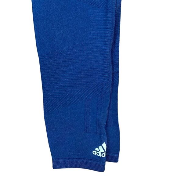 Adidas Navy Primeknit Athletic Leggings, Size XS, NWT - Picture 13 of 14